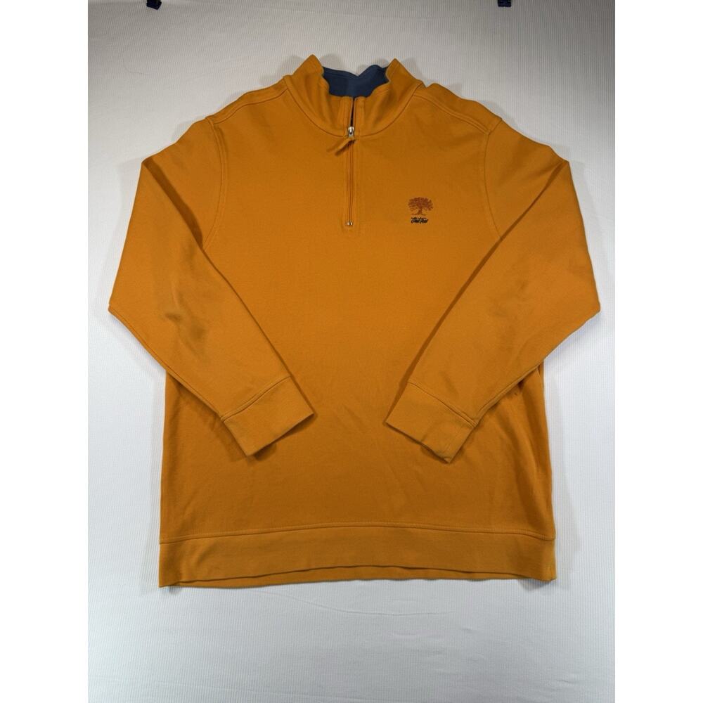 Siegfried & Company Men’s XL Mustard Quarter Zip Pullover 100% Cotton